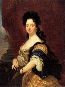 Niccolo Cassana Anna Maria Luisa de'Medici painting